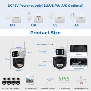 CCTV Hệ thống <span class=keywords><strong>camera</strong></span> giám sát 8CH không dây <span class=keywords><strong>PLC</strong></span> NVR Bộ dụng cụ âm thanh chuyển động với lưu trữ tầm nhìn ban đêm 8MP an ninh UAE thương hiệu <span class=keywords><strong>IP</strong></span> - Product Image 6