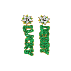 Beautiful Women Fashion Seed Bead Embroidered <b>Earrings</b> Handmade Multi Color <b>Earrings</b> From India for Women and Girls - Product Image 3