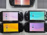 Console de jeu portable reconditionnée pour PSP 3000, carte mère d'occasion, coque de remplacement personnalisée en option, jeu rétro portable