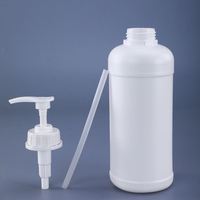 600ml 500ml cosmétique presse pompe vaporisateur bouteilles petite huile vide huile pour le visage corps shampooing bébé emballage quantité minimale de commande 1000 bouchon à vis