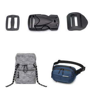 Plastic Single Pull Buckle ZY-08-001X For Waist Bag <b>Backpack</b> <b>Strap</b> Accessory - Product Image 4