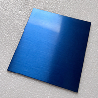 Plaque décorative en acier inoxydable 304 coloré PVD ZhuoYe, finition miroir or