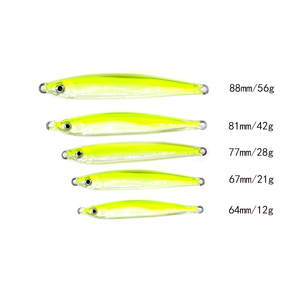 Nouvelle conception, leurres en résine époxy 14g-56g, leurres crayon coulants personnalisés, appâts phosphorescents pour la pêche en <span class=keywords><strong>eau</strong></span> <span class=keywords><strong>de</strong></span> <span class=keywords><strong>mer</strong></span>, gros gibier - Product Image 2