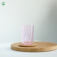 Tasses à café, thé et lait en verre personnalisées de 415 ml, couleur rose, tasses à café en verre, design cerise printanière, tasse en verre en forme de fleur