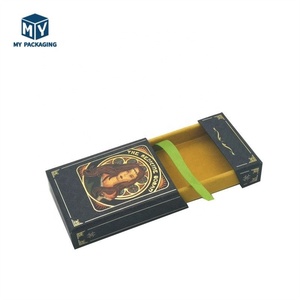 OEM Custom Rigid Drawer Cigar Box 4 PACK Pre Packaging Boxes Roll Packaged Box with Velvet Insert and Magnetic Closure