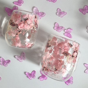 Nueva y creativa taza de cristal de flor verdadera de doble capa, taza de café y té para el hogar de alta belleza, Bar y tienda, taza de agua de alta estética - Product Image 3