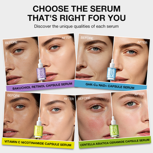 Sérum Visage Personnalisable : Formule Peau Saine – Collagène, Acide Hyaluronique, Niacinamide, <span class=keywords><strong>Rétinol</strong></span>, <span class=keywords><strong>Vitamine</strong></span> <span class=keywords><strong>C</strong></span> - Product Image 5
