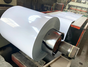 Dập nổi màu tráng thép cuộn, hạt gỗ/Da mô hình, cho các ứng dụng trang trí - Product Image 2