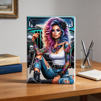Autocollants de couverture pour journal UVDTF, imperméables, effet 3D, faciles à décoller, commandes personnalisées acceptées, enveloppes UV DTF pour carnet A5