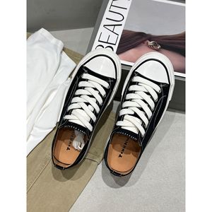 Baskets montantes décontractées à lacets, style sport, nouvelle collection 2026, bout classique, polyvalentes, antidérapantes, rehaussantes, en toile blanche, toutes saisons - Product Image 4