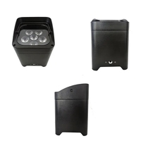 AOPU Prix promotionnel RGBWA UV 6 en 1 Led Batterie Par Can Stage Light Sans fil Uplight Avec Flight Case Pour Mariage
