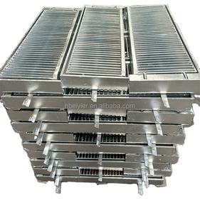 Singapore DIC Grille de drainage en acier galvanisé à entrée libre en béton préfabriqué avec cadre pour <span class=keywords><strong>couvercle</strong></span> de vidange de bordure de route - Product Image 1