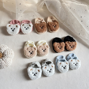 LRT New Design Wholesale European Knit Cotton Baby Non Slip <strong>Socks</strong> Custom Cute Tube Ribbed <strong>Teddy</strong> <strong>Bear</strong> Baby Anti Slip <strong>Socks</strong> - Product Image 1