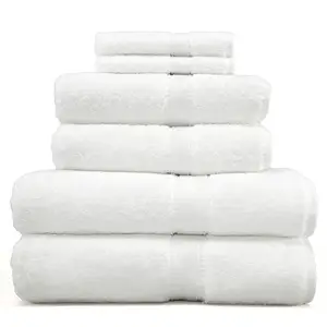 Durable & Soft Hotel Dobby High Quality Cotton Bath Towel Terry