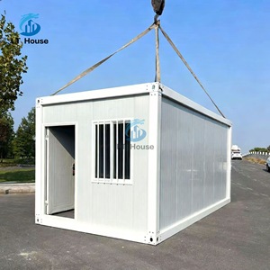 Casa Contenedor Prefabricada Económica <span class=keywords><strong>de</strong></span> 20 pies - Casa Pequeña Portátil Desmontable para Refugiados, Campamentos <span class=keywords><strong>de</strong></span> Emergencia - Product Image 1