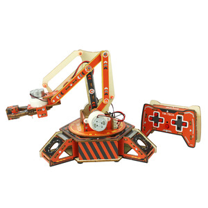 Grue à tour télécommandée DIY, <span class=keywords><strong>puzzle</strong></span> 3D en bois fait main, projets STEM, jouet éducatif d'assemblage, science et ingénierie, multi-âges - Product Image 3