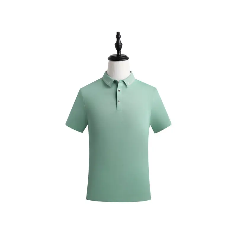 Polo liso de golf con solapa para hombre de alta calidad y diseño personalizado al por mayor para hombre deportivo informal con bolsillo bordado inteligente