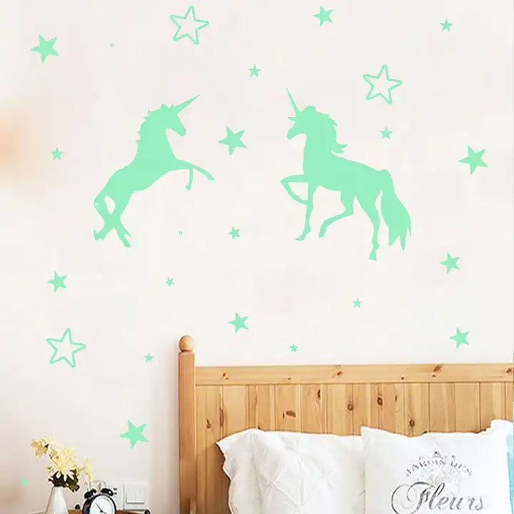  Kids Love UNICORN STENCIL. Nursery Bedroom Girl