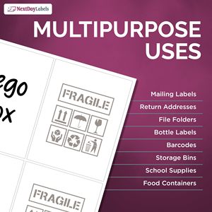 4x5 Inch White Rectangular Shipping Address Labels Laser Inkjet Printable <b>Stickers</b> 250 Sheets 1000 Labels Bulk Wholesale - Product Image 5