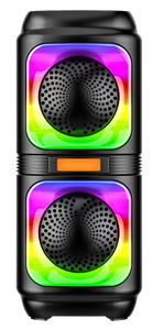 Мини 4-дюймовый двойной беспроводной портативный динамик с поддержкой карты памяти - Product Image 5