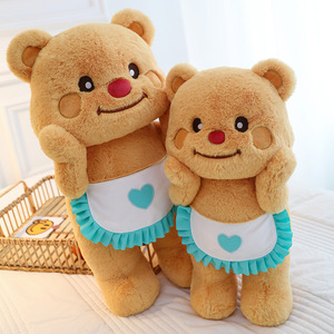 Peluche Ours Beurre Style Influenceur, Rembourrage Coton PP, Adorable Poupée, Cadeau Fête des Enfants, Coussin pour 0-24 Mois - Product Image 2