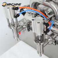 Deko G2WG — Machine semi-automatique à Double tête et Piston de remplissage, appareil pour pommade, shampooing, liquide savon, miel, 5-5000 ml