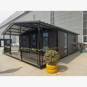 Casa Prefabbricata di Lusso in Container, Design Espandibile in Acciaio, Moderna ed Ecologica, con Camera da Letto, XH 40ft 20ft, Appartamento con Pannelli Sandwich - Product Image 1