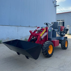 Woer 908 400kg <span class=keywords><strong>Mini</strong></span> pemuat depan Diesel/bensin <span class=keywords><strong>Mini</strong></span> sekop pemuat konstruksi kompak ember garpu aksesoris untuk dijual - Product Image 1