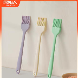 Lot de 3 pinceaux de cuisson en silicone résistants à la chaleur, pour crêpes, grillades et pâtisserie, avec poils en PP - Product Image 5