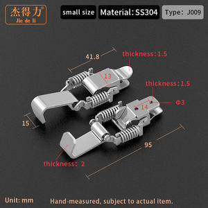 <span class=keywords><strong>Loquet</strong></span> <span class=keywords><strong>à</strong></span> <span class=keywords><strong>bascule</strong></span> <span class=keywords><strong>à</strong></span> <span class=keywords><strong>double</strong></span> ressort Équipement de machines industrielles <span class=keywords><strong>Loquet</strong></span> <span class=keywords><strong>à</strong></span> <span class=keywords><strong>bascule</strong></span> de boîte élastique <span class=keywords><strong>Loquet</strong></span> <span class=keywords><strong>à</strong></span> <span class=keywords><strong>bascule</strong></span> de boîte isolée <span class=keywords><strong>à</strong></span> emporter J009 - Product Image 6