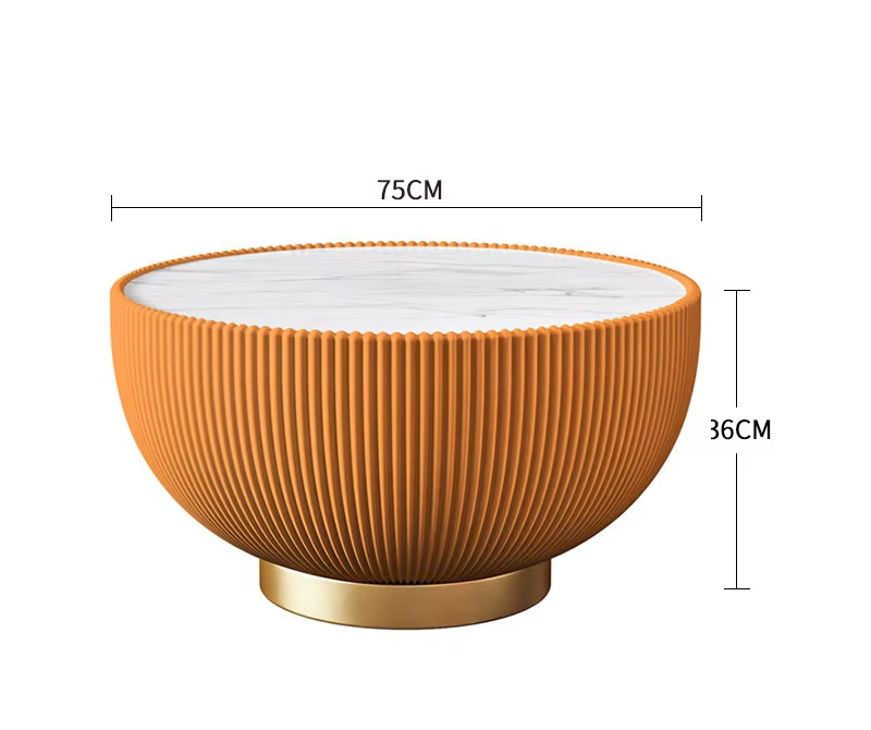Orange: diameter 70 high 38cm