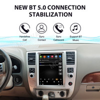 MOOKAKA Écran vertical Tesla GPS 12,1 pouces pour tableau de bord Nissan Armada 2008-2015, système multimédia autoradio vidéo DVD