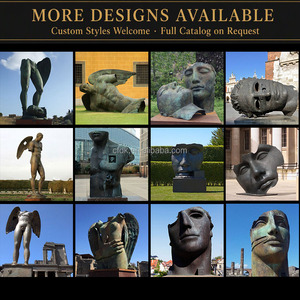 Scultura in Bronzo Personalizzata YOUFINE con Due Teste Spezzate, Stile Antico, Statua d'Arte Moderna per Piazze e Giardini - Product Image 2