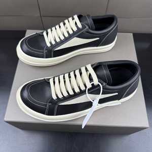 Sneakers Rick de haute qualité à semelle épaisse, style rétro, coupe basse, en cuir véritable, à lacets, augmentant la taille, chaussures décontractées antidérapantes en caoutchouc - Product Image 3