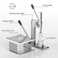 Machine commerciale à usage domestique Mochi Chignon manuel à la vapeur formant la machine Travail manuel Baozi faisant la machine