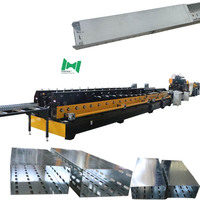 Machine d'extrusion de chemins de câbles à haute efficacité, bleue, pour ligne de production de profils de chemins de câbles continus de précision