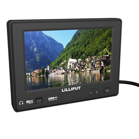 Lilliput PC-765 Tablet Rugged Touch PC Industrial Panel with 7 Inch LED Backlit 800*480 450nits Wince 6.0 or Linux 2.6.32