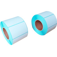 Etiquetas Térmicas Adhesivas de Papel Termosensible de 4*6 Pulgadas (100*150 mm) Directo de Fábrica, Impresión Personalizada de Códigos de Barras, Rollo de Etiquetas Adhesivas