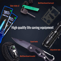 Kit de survie professionnel, outils de premiers soins, équipement, matériel d'urgence, SOS médical, équipement, 232 pièces, équipement