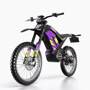 2025 Hezzo D7 8000W <b>72V</b> Middrive Electric Dirt Bike 330nm 35Ah 19" Long Range Road Enduro <b>Ebike</b> 3-Year Warranty Aluminum Handle - Product Image 3