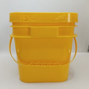 Approvisionnement d'usine Seau d'emballage d'alimentation de qualité alimentaire Seau de poudre à laver Seau d'emballage carré en plastique avec couvercle - Product Image 3