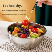 Ensemble de 3 pièces de rangement alimentaire portable en acier inoxydable, style coréen, grande capacité, pour réfrigérateur, conservation des aliments, écologique