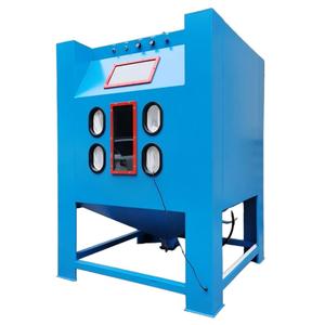 Industrial Dry <b>Sandblasting</b> Machine Heavy Duty Blasting Equipment Metal Surface Rust Removal Manual Operation Motor Low - Product Image 3