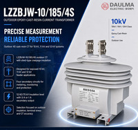 Transformateur de courant de protection 1000/5A 5P20 Classe LZZBJW-10/185/4S 12kV pour appareillage de commutation