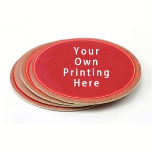 Absorbent Cup <b>Mat</b> Set Personalized Logo Custom Print Cheap <b>Bar</b> Beer Coasters for Drink Coffee - Product Image 5