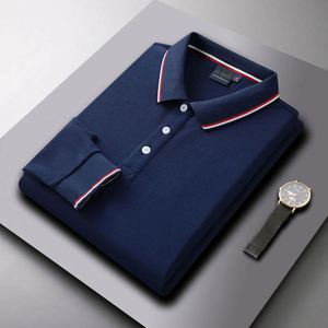 Design Long-sleeves Cotton Sublimated Designer Polo <b>Shirt</b> Private Label Mens Luxury Oversize Comfortable Top Selling - Product Image 4