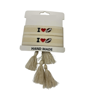 Đôi môi đỏ hình dạng Thêu Vải băng tay nam - Product Image 2