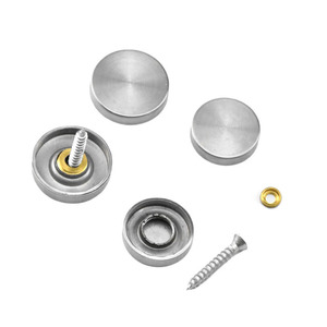 Tornillo de Resonancia de Acero Inoxidable de 16-25mm con Tapa y Clip para Fijación de Vidrio y Acrílico - Product Image 3