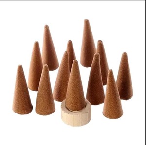 Conos de Incienso de Sándalo Natural al por Mayor, Incienso Orgánico Ecológico para Puja, Meditación, Fragancia para el Hogar, Aromaterapia, Compra Global - Product Image 1