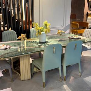 Villa Luxury Armchair Modern Kitchen Italian Style <b>Dining</b> <b>Chairs</b> Set Modern <b>Dining</b> <b>Chairs</b> Luxury DV-240906-02 Modern <b>Dining</b> Chai - Product Image 1